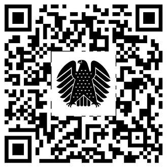 QR-Code mit dem Link zum Eintrag des IÖW im Lobbyregister des Deutschen Bundestags